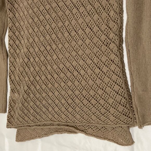 VTG Loose Weave Wrap Cardigan Shawl Sweater ANGORA Blend Beach Cover Up XS/S - Picture 14 of 14